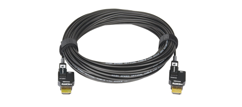 Kramer Optisches HDMI-Kabel – 30m, 4K, abnehmbare Stecker