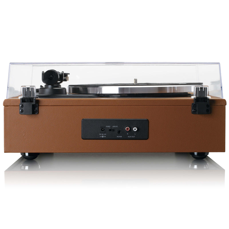 Lenco Plattenspieler mit Lautsprechern – Holzdesign, Bluetooth-fähig
