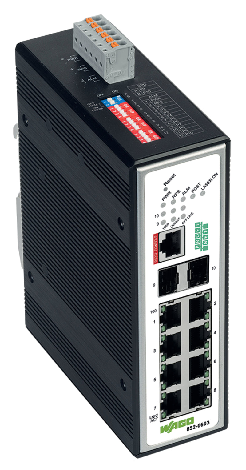 WAGO Netzwerk-Switch – Zuverlässige Verbindung für Ihr Büro
