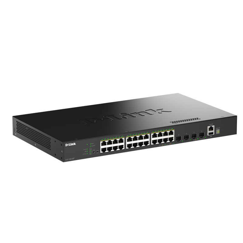 D-Link 28-Port Smart Switch – PoE+ für effizientes Netzwerk