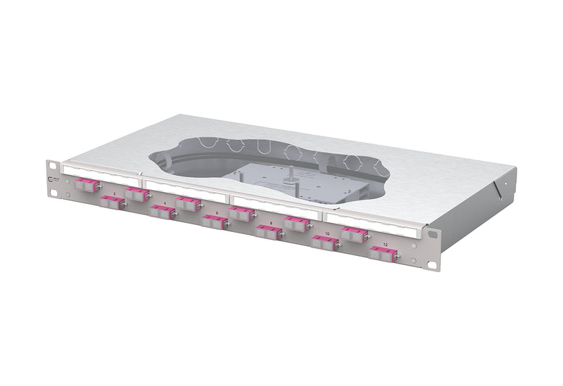 Metz Connect Patchfeld – 12-fach SC-D OM4 für schnelle Netzwerke