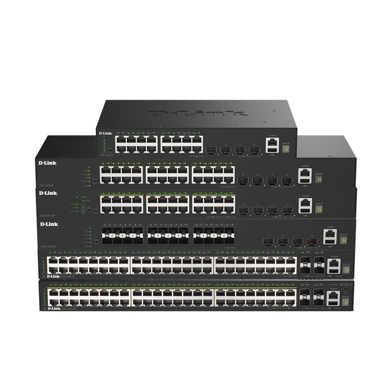D-Link 20-Port Netzwerk-Switch – Gigabit Ethernet, Smart Management