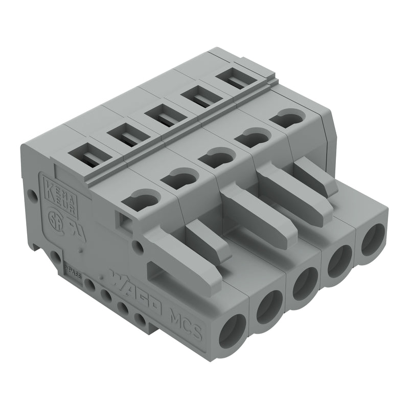 WAGO Buchsengehäuse-Kabel – 5-polig, sichere Verbindung