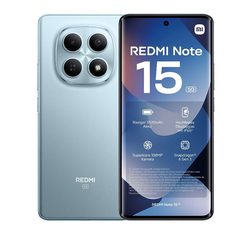 Xiaomi Redmi Note 15 – 5G-Smartphone mit großem AMOLED-Display