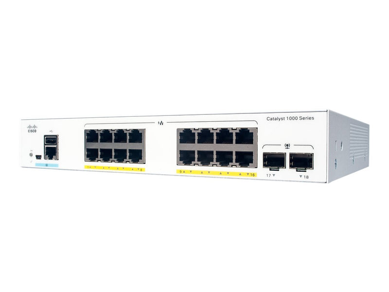 Cisco Netzwerk-Switch – 16 Anschlüsse, Gigabit Ethernet