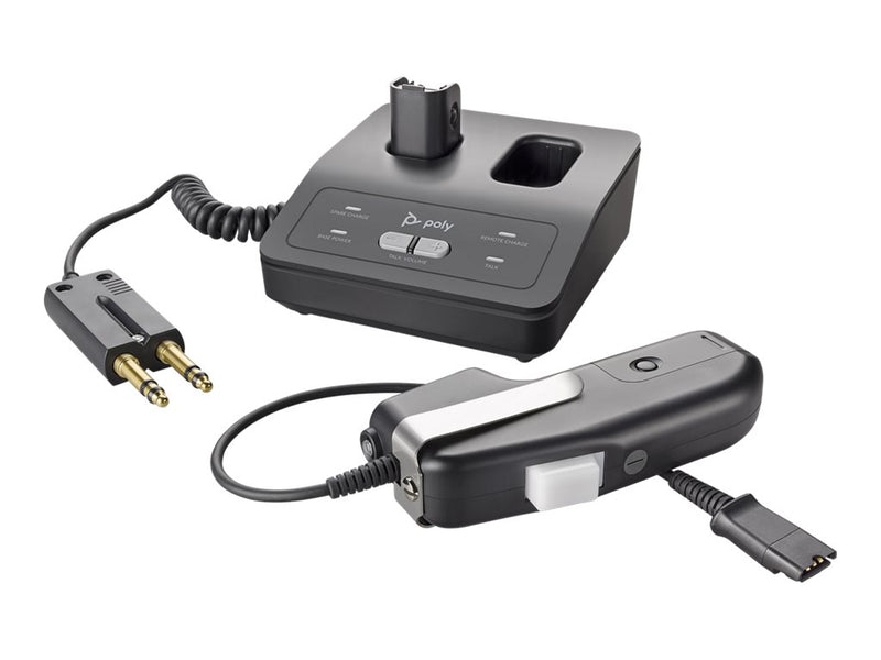 Poly Kabelloser Headset-Adapter – Push-To-Talk, DECT-Technologie