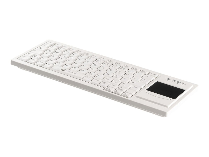 GETT Cleantype Xtra – Tastatur mit Touchpad, USB, weiß