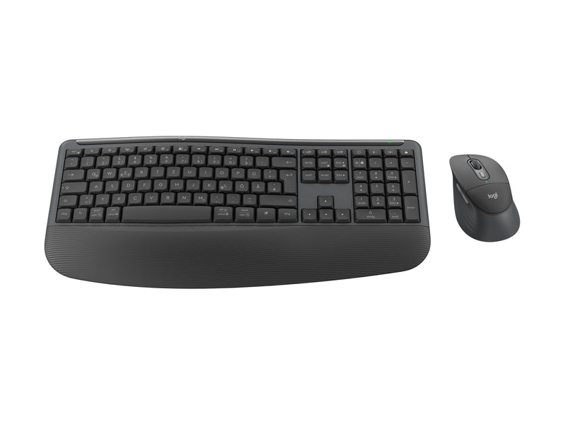 Logitech Signature Comfort Plus Tastatur-Maus-Set – Ergonomisch, leise