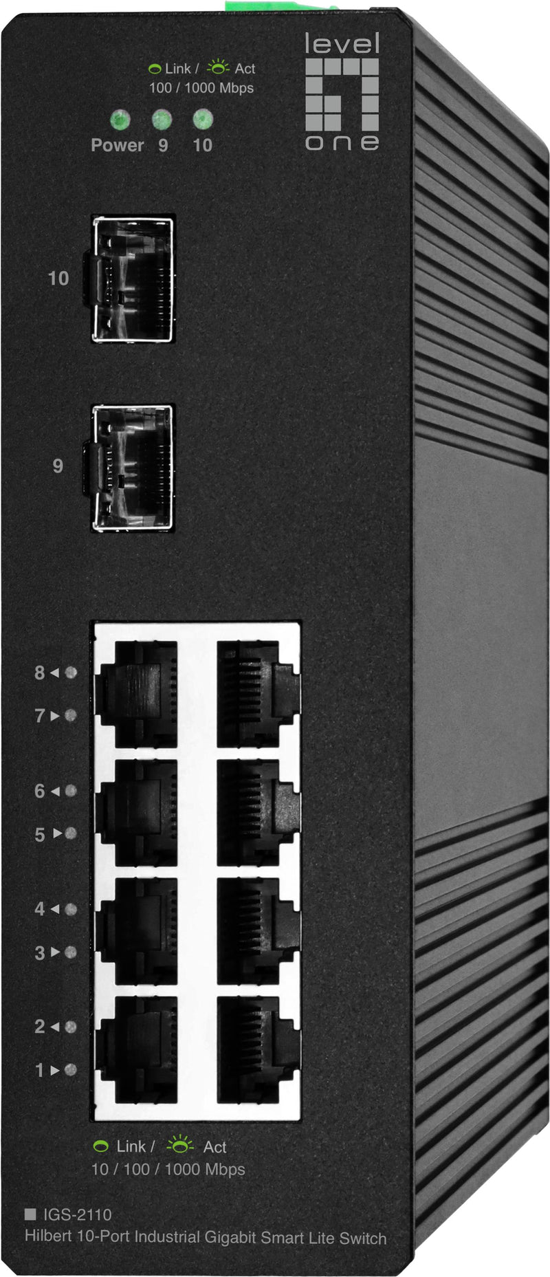 LevelOne Netzwerk-Switch – 10 Anschlüsse für einfaches Netzwerkmanagement