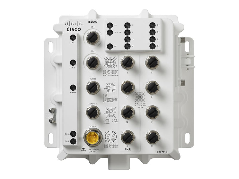 Cisco Netzwerk-Switch – 8 Anschlüsse, robust und wandmontierbar