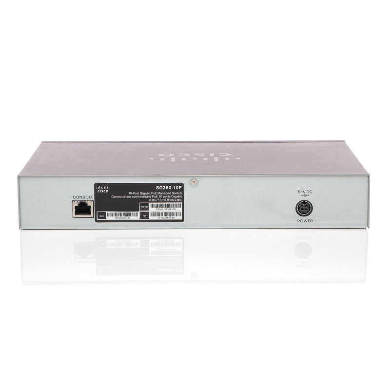 Cisco SG350-10P Switch – 10 Ports, PoE+ für kleine Unternehmen