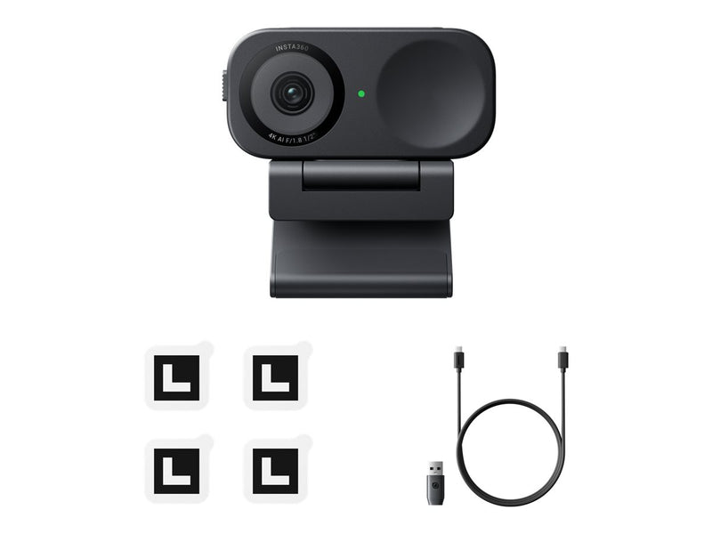 Insta360 Link 2C Webcam – Hochauflösende Videoanrufe, einfache Bedienung