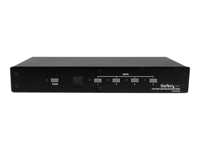 StarTech Video Switch – 4 VGA-Anschlüsse, Audio-Unterstützung