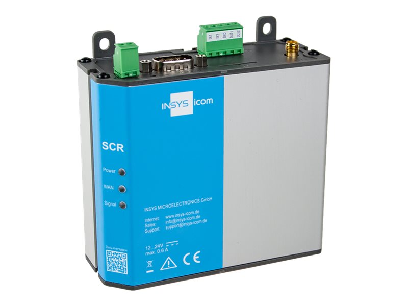INSYS Router – 2-Port-Switch, DIN-Schienenmontage