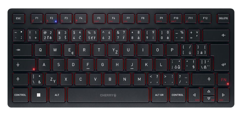 CHERRY Kabellose Mini-Tastatur – Kompakt & Flexibel