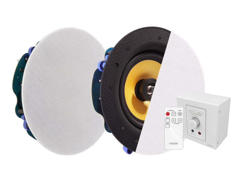 VISION Stereo-Verstärker – 50 Watt, weiß