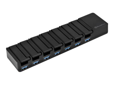 SilverStone USB-Hub – 7 Anschlüsse, schnelles Laden