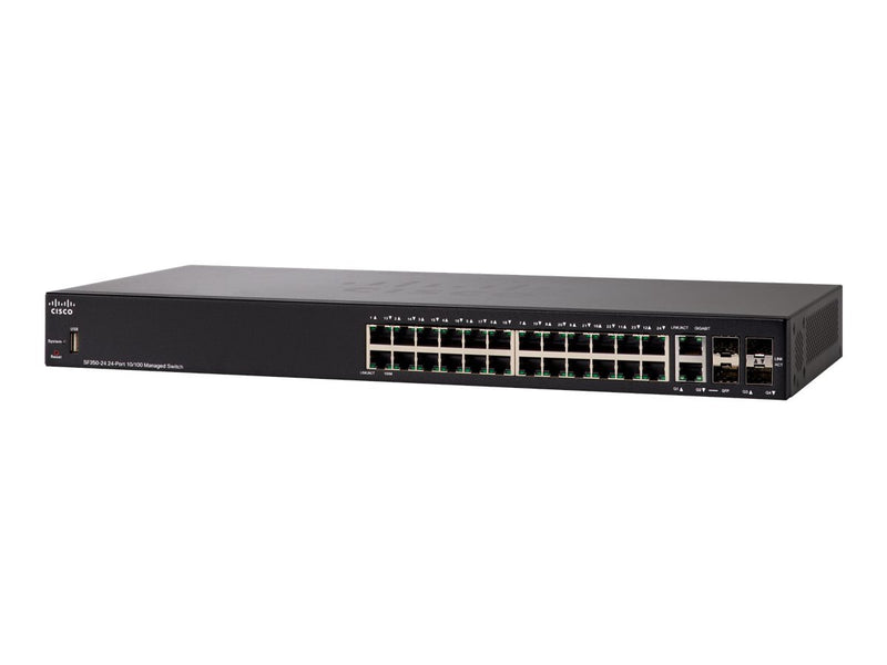 Cisco Netzwerk-Switch – 24 Anschlüsse, Rack-montierbar