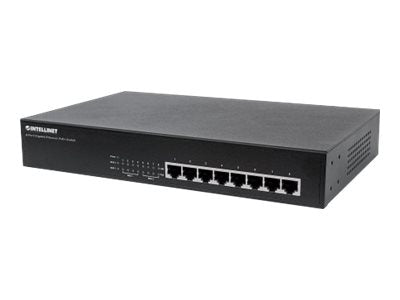 INTELLINET Netzwerk-Switch – 8 Ports, PoE+ für Stromversorgung