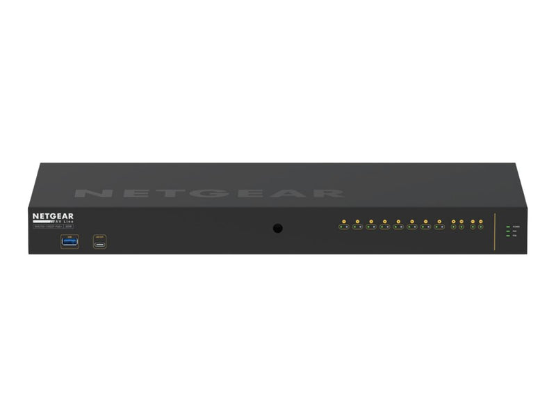 Netgear 12-Port AV Line Switch – PoE+ für Audio- und Videoanwendungen