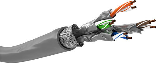 GOOBAY Netzwerkkabel CAT6a – 305m, schnelle Datenübertragung
