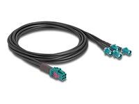 Delock Kabel – Mini FAKRA Z Buchse zu 4x FAKRA Z Stecker