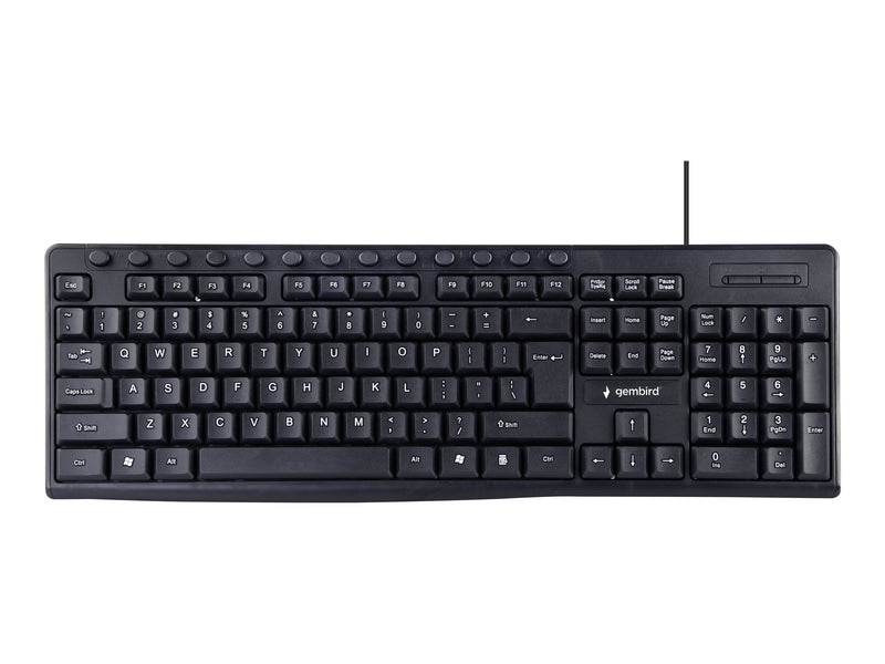 GEMBIRD Multimedia-Tastatur – USB-Anschluss, 13 Sondertasten