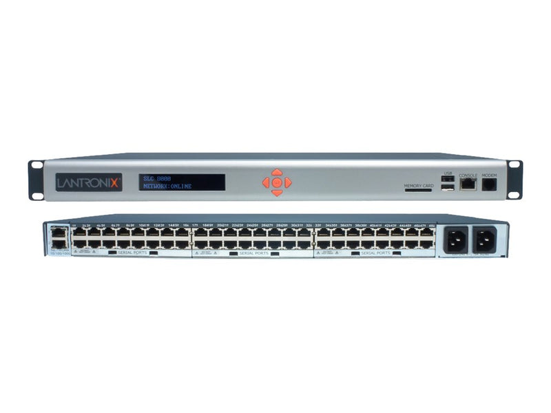 Lantronix Konsolenserver – 48 Anschlüsse, Rack-montierbar