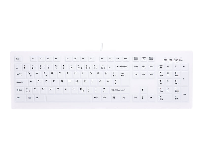 Contour Tastatur – Hygienisches Design, USB-Anschluss