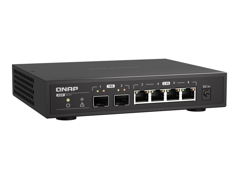 QNAP Netzwerk-Switch – 10GbE & 2,5GbE Anschlüsse, leise