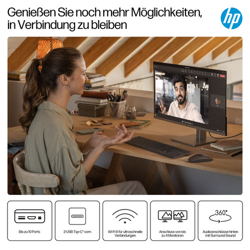 HP Omnidesk Desktop-PC – Leistungsstark mit 16 GB RAM, 512 GB SSD
