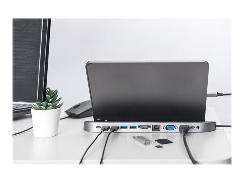 Digitus USB-C Docking Station – 12 Anschlüsse, 4K HDMI