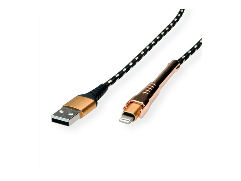 ROLINE Gold Lightning-Kabel – 1 m, robust und langlebig