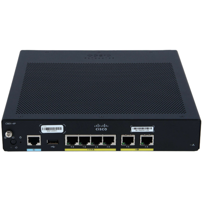 Cisco Router – 2 schnelle WAN- und 4 LAN-Anschlüsse
