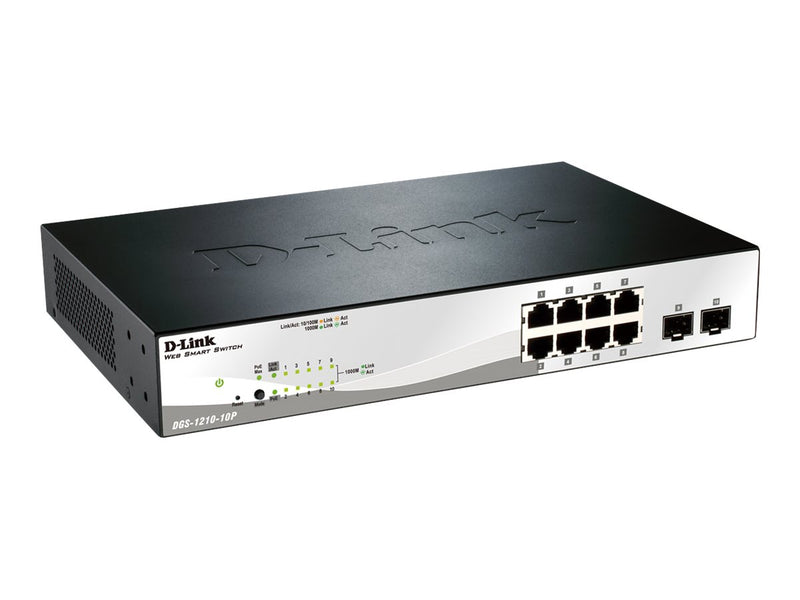D-Link 10-Port Switch – PoE, Gigabit Ethernet für einfache Verwaltung