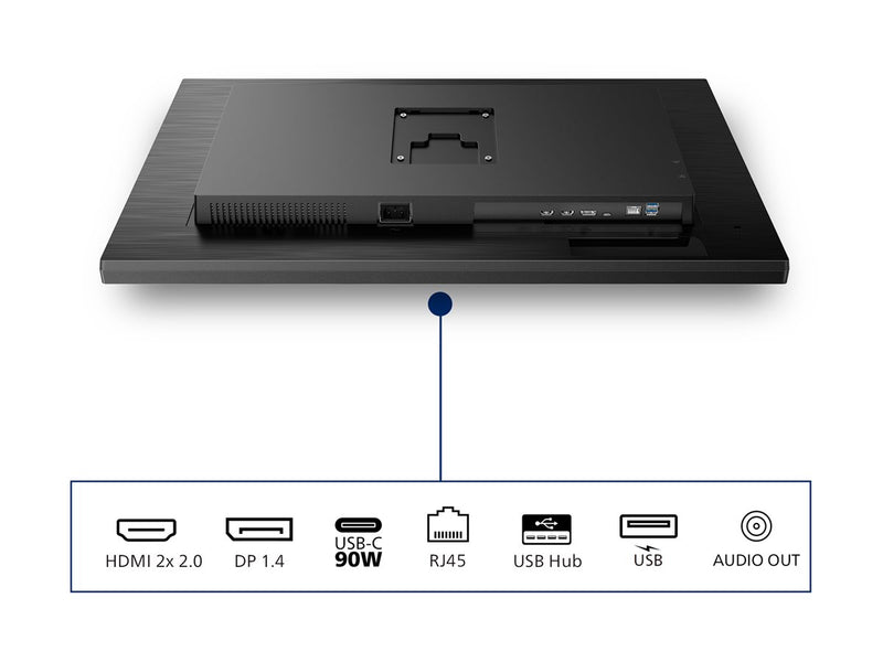 Philips 32" 4K Monitor – USB-C, integrierte Lautsprecher