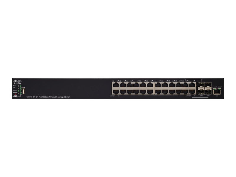 Cisco Managed Switch – 24 Ports, 10 Gigabit Ethernet
