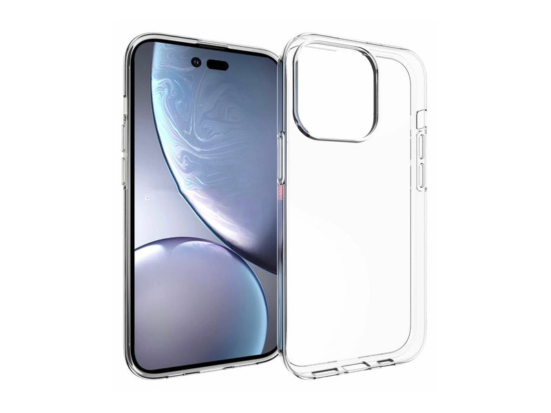 ESTUFF iPhone 14 Pro Hülle – Klar, schlank, kabelloses Laden