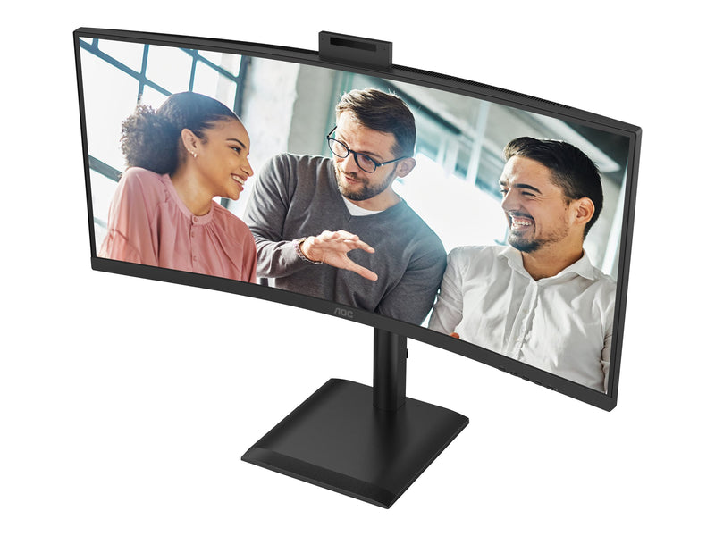 AOC 34" Curved Monitor – UltraWide 2K, HDR10, Lautsprecher