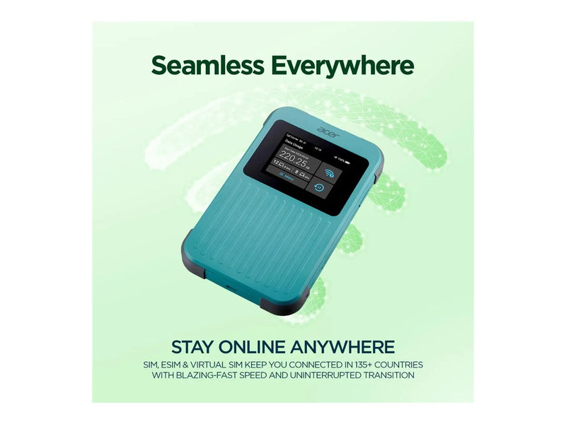 Acer Connect M4 Mobiler Hotspot – 5G LTE, Wi-Fi 6