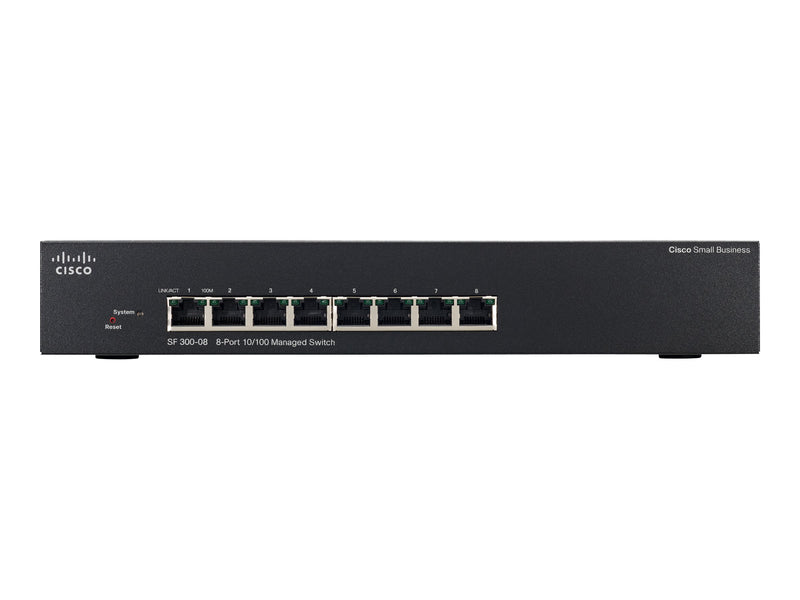 Cisco 8-Port Managed Switch – Für kleine Unternehmen geeignet