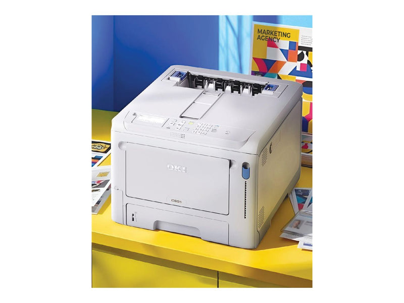 OKI Farb-Laserdrucker – Schneller Duplexdruck, LED-Technologie