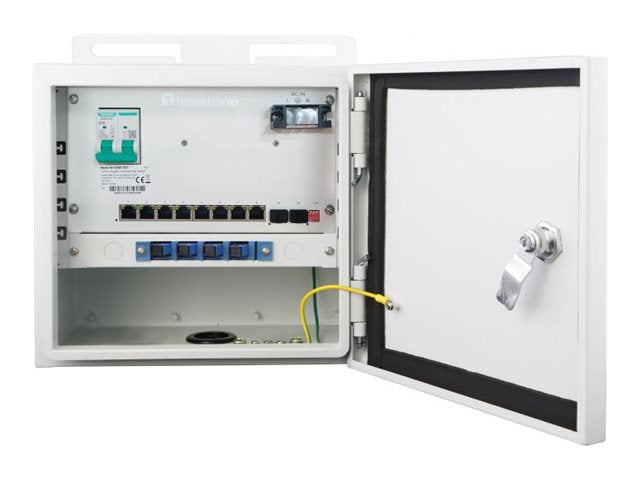 LevelOne Netzwerk-Switch – 8 Gigabit-Ports, PoE+ Unterstützung
