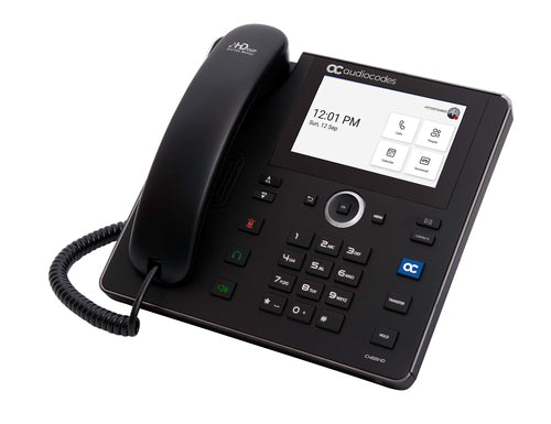 AudioCodes VoIP-Telefon – Rufnummernanzeige, 8 Leitungen
