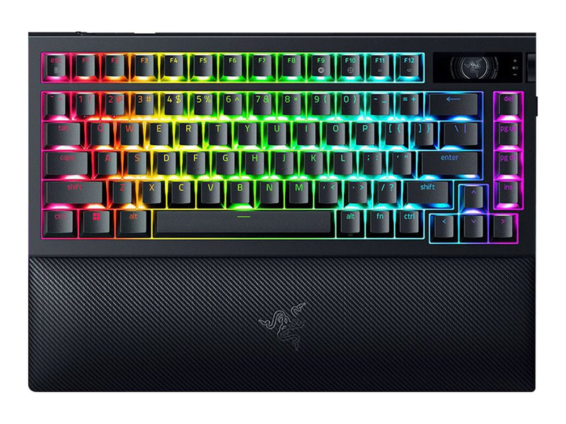 Razer BlackWidow V4 Pro Tastatur – OLED-Display, kabellos