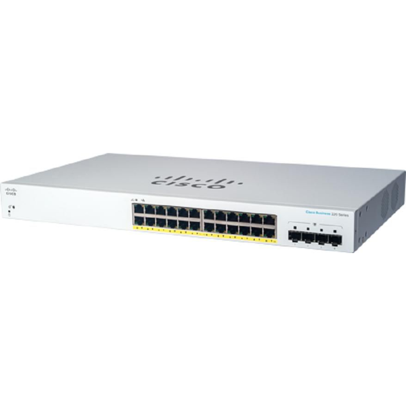 Cisco Netzwerk-Switch – 24 Ports, PoE für einfache Verbindung