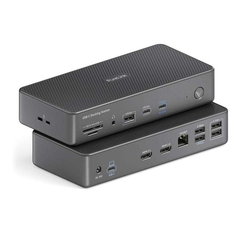 Purelink USB-C Dockingstation – 14 Anschlüsse, 8K Unterstützung