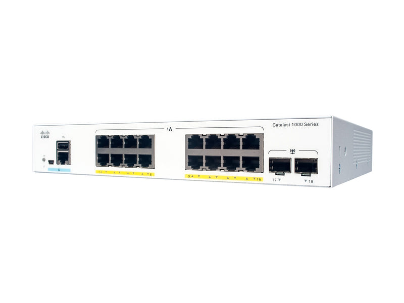 Cisco Netzwerk-Switch – 16 Anschlüsse, verwaltet, für kleine Unternehmen