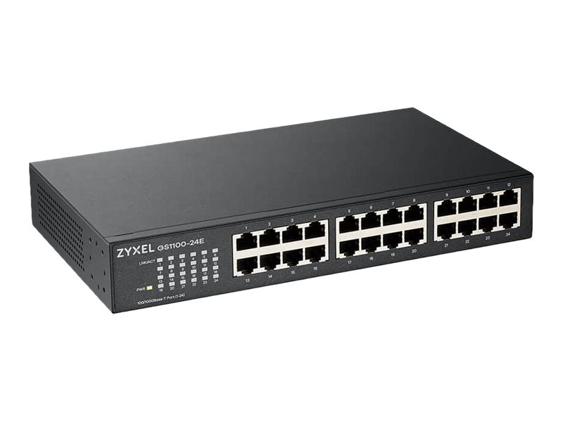 Zyxel Netzwerk-Switch – 24 Anschlüsse, geräuschlos & energieeffizient