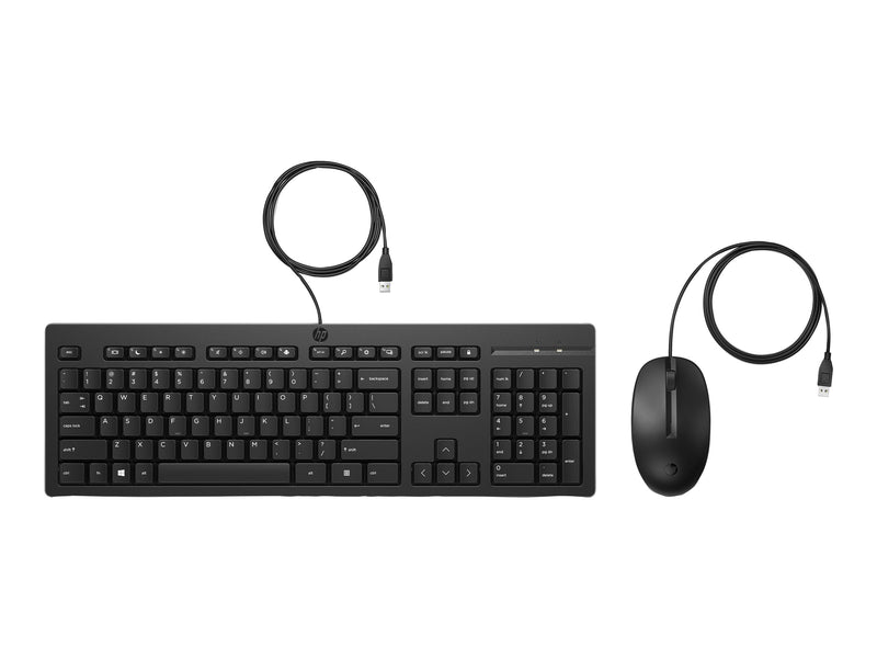 HP Tastatur-und-Maus-Set – Beidhändig, komfortables 3-Zonen-Layout